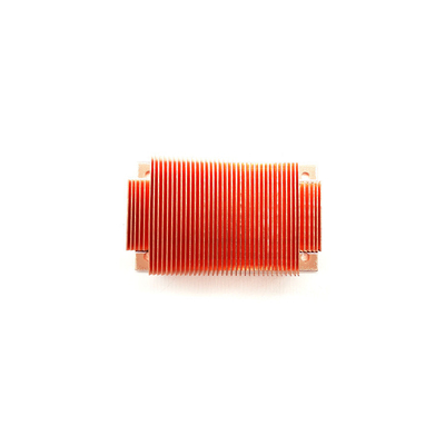 Wave Zipper Copper Skived Fin Heat Sink For Electronic Equipment ISO9001