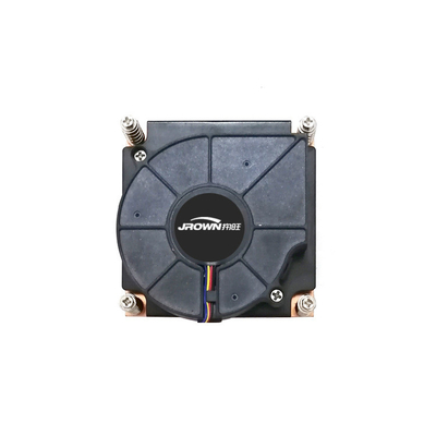 81x81x26mm Higher Power Cooper Skived Heat Sink With Cooling Fan