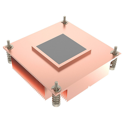 88X88XX25mm Passivation/650 Copper C1100 Intel 1700 Skived 120W Heat Sink