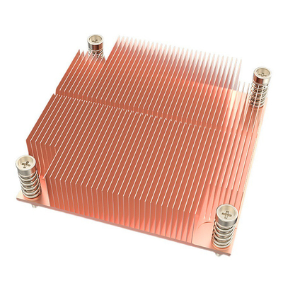 88X88XX25mm Passivation/650 Copper C1100 Intel 1700 Skived 120W Heat Sink