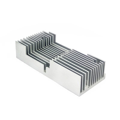 Anodizing Clear CNC Precision Aluminum Profile Heat Sink With Surface Treatment