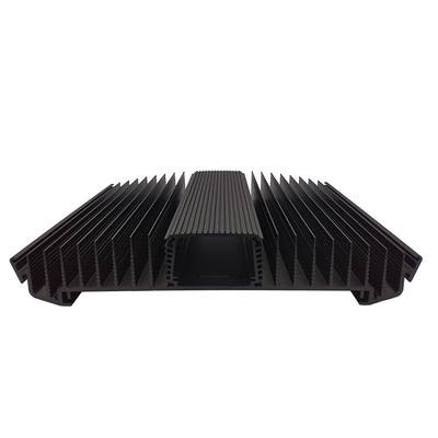 Black Anodizing Aluminum Profile Heat Sink With Surface Treatment