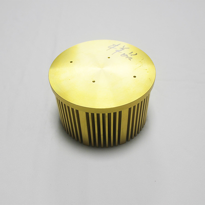 Anodizing Golden 50W Cold Forged Pin Fin Heat Sink For LED Grow Light