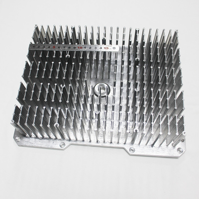 Led Lighting Big Cold Forged Pin Fin Heat Sink With 3500T Machine Process