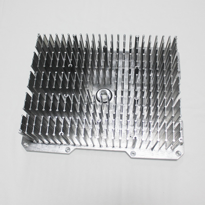 Led Lighting Big Cold Forged Pin Fin Heat Sink With 3500T Machine Process