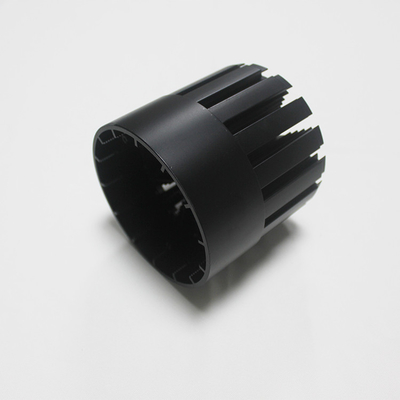 LED Ceiling Light Pin Heat Sink With Cold Forging Technology Anodizing Black