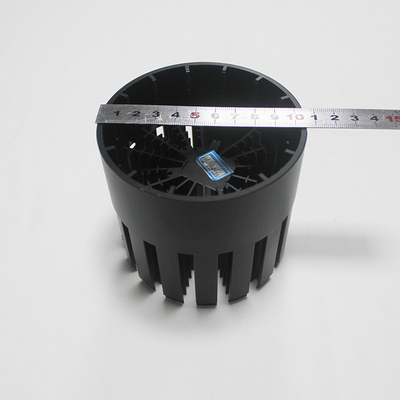 LED Ceiling Light Pin Heat Sink With Cold Forging Technology Anodizing Black