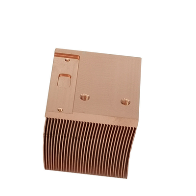 Industrial Server Copper Soldering Heat Sink CNC Precision Maching