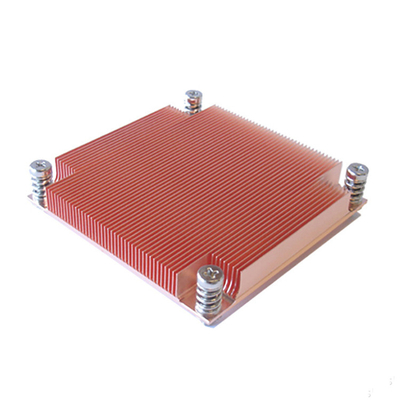 CNC Precision Maching Processing Copper Soldering Heat Sink For Industrial Server