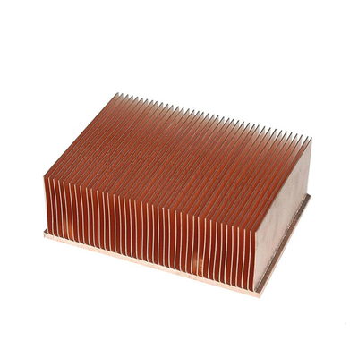 CNC Precision Maching Processing Copper Soldering Heat Sink For Industrial Server