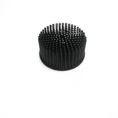 Black Anodizing Round Cold Forging Heat Sink For With Existing Mold Dia 110mm