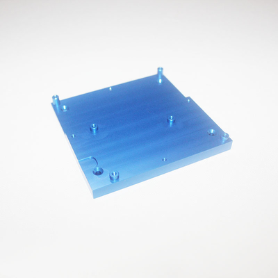 Custom Aluminum Blue Anodizing Heat Sink Plate For Industry Products