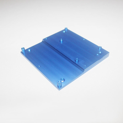 Custom Aluminum Blue Anodizing Heat Sink Plate For Industry Products