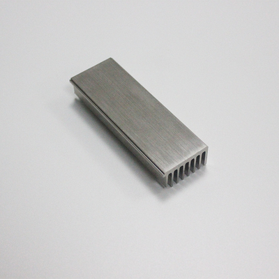 Nickel Plating Skived Fin Heat Sink , Anti Corrosion Silver Heat Sink