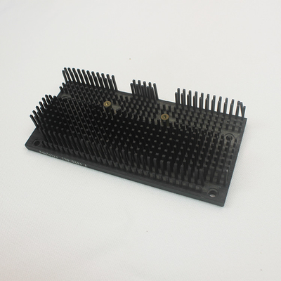 AL6063-T5 Material Aluminium Black Anodized Heat Sink For CNC Industrial Electronics