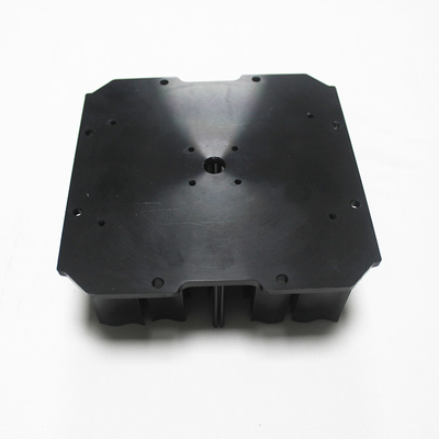 Black Anodizing Cold Forging Heat Sink For LED Lighting Width 150mm