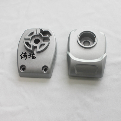 ADC12 OEM Aluminum Alloy Die Casting Housing With Painting Silver Surface Treatment