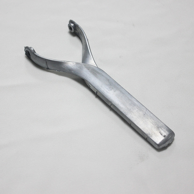 Hand Shank Alloy Aluminum Die Casting , Plating Nickel Zinc Die Casting Part