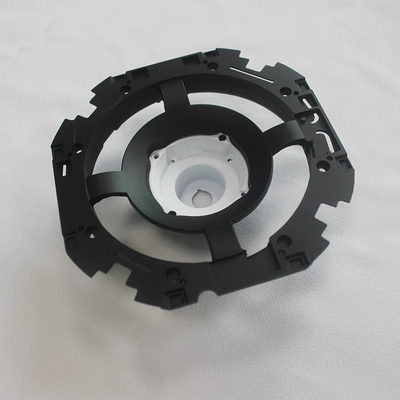 A380 Loudspeaker Spare Parts Basket , Painting Black Die Aluminium Casting ISO9001