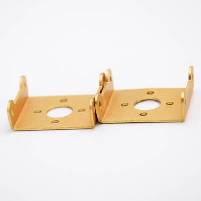 Waterproof AL5052 Stainless Steel Stamping Parts With Painting Gold Surface Treatment