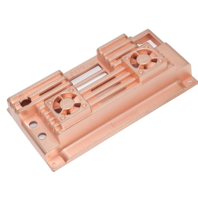 Anti Erosion Zinc Alloy Die Casting Parts Enclosure With Plating Gold Surface