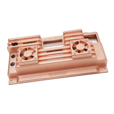 Anti Erosion Zinc Alloy Die Casting Parts Enclosure With Plating Gold Surface