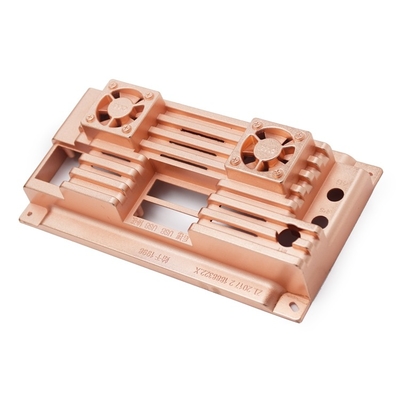 Anti Erosion Zinc Alloy Die Casting Parts Enclosure With Plating Gold Surface