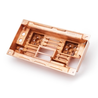 Anti Erosion Zinc Alloy Die Casting Parts Enclosure With Plating Gold Surface