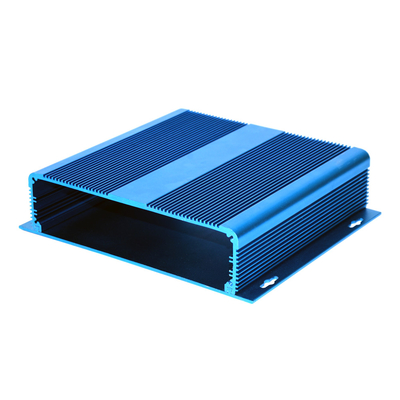 AL6063-T5 Aluminum Profile Enclosure Box With Upper Cover Practical Anodizing Black