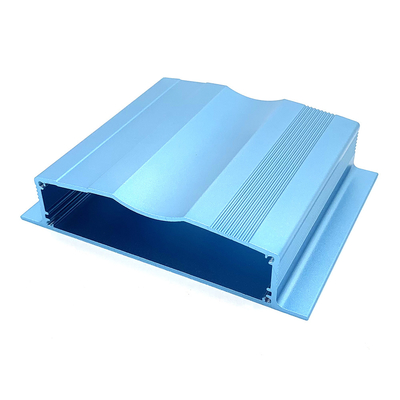 Blue Sand Blast Extruded Aluminium Housing Enclosures For Electronics Anti Rust