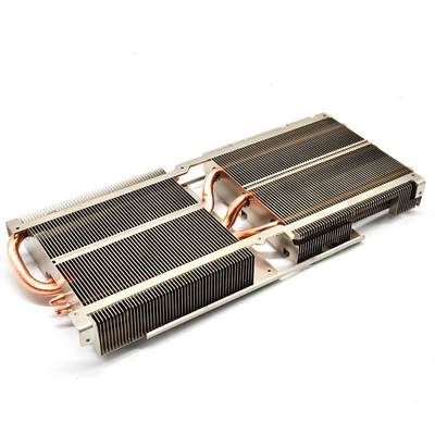 Rustproof Power 150w Tube And Fin Radiator , ODM Heat Pipe Computer Cooling