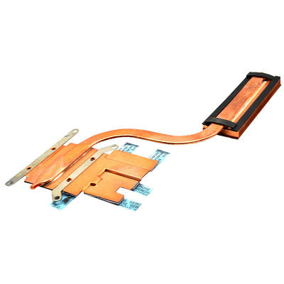 OEM Laptop Cpu Cooler With Plating Nickel , Practical Copper Pipe Heat Sink