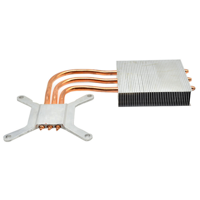 AL5052 3pcs Copper Heat Pipe Radiator For CPU Cooler Rustproof Durable