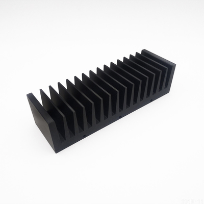 Anodizing Black T Profile Cast Aluminum Extruded Heat Sink ISO9001