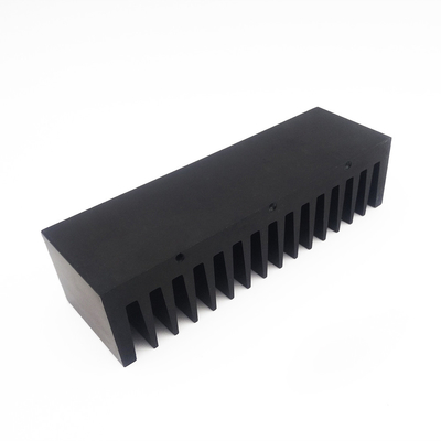 Anodizing Black T Profile Cast Aluminum Extruded Heat Sink ISO9001