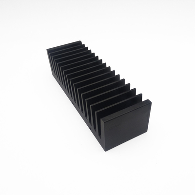 Anodizing Black T Profile Cast Aluminum Extruded Heat Sink ISO9001