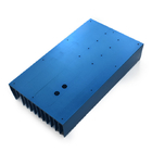 Width 450mm Aluminum Extruded Heat Sink For Electronics Equipment Anodizing Blue