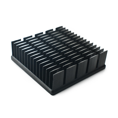 Rustproof Black Anodized Aluminum Heat Sink , Anti Baking Aluminum Extrusion Heatsink