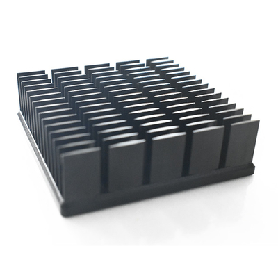 Rustproof Black Anodized Aluminum Heat Sink , Anti Baking Aluminum Extrusion Heatsink