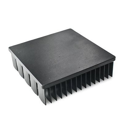 Rustproof Black Anodized Aluminum Heat Sink , Anti Baking Aluminum Extrusion Heatsink