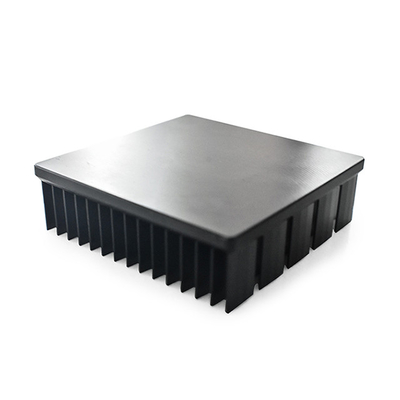 Rustproof Black Anodized Aluminum Heat Sink , Anti Baking Aluminum Extrusion Heatsink