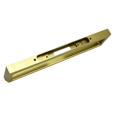 Anodizing Golden ISO9001 Door Lock Part Aluminum 6061 CNC Machining Polishing