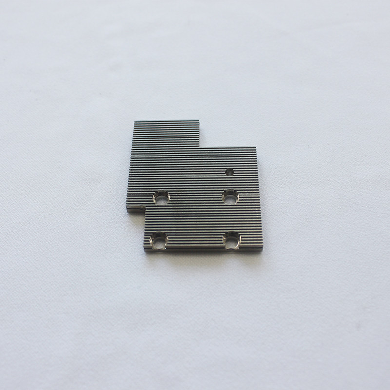 Plate Nickle Aluminum 6063 Skived Fin Heat Sink ISO9001 High Precision