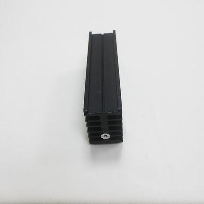High Efficiency Aluminum Profile Cooling Heat Sink Black Anodizing